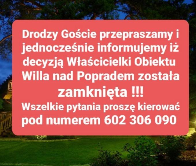 Bed and Breakfast Willa Nad Popradem Piwniczna-Zdroj Exteriér fotografie